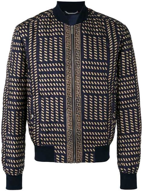 versace tribal medusa bomber jacket|Versace Bomber Jackets for Men .